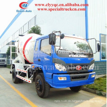 FOTON 4CBM Mini Mischer LKW, 4X2 Beton Mini Mixer Truck für niedrigen Preis